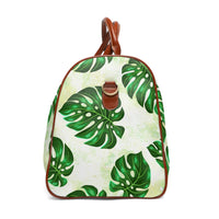 Tropical Monstera Waterproof Travel Bag