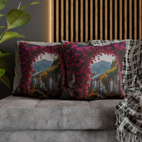 Floral Village Arch Pillowcase