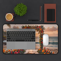 Tropical Sunset Floral Arch Desk Mat