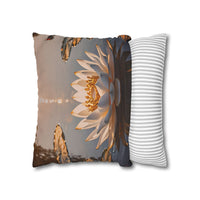 Lotus Waterlily Decorative Pillowcase