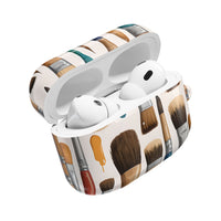 Artistic Paintbrush Pattern AirPods Case