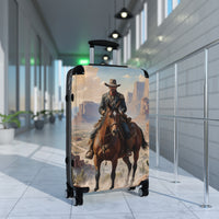 Old Western Travel Suitcase