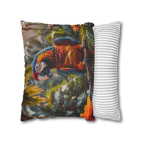 Tropical Macaw Decorative Pillowcase