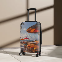 Sipping Beach Getaway Travel Suitcase