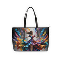 Colorburst Dancer PU Leather Shoulder Bag
