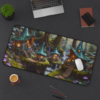 Enchanted Forest Village Desk Mat