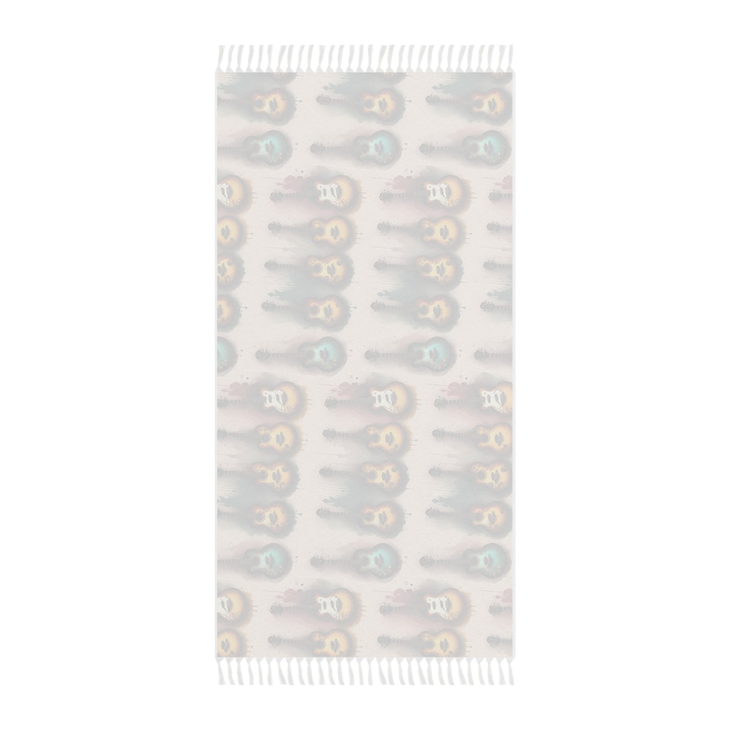 Boho Guitar Beach Towel