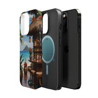 Tropical Beach Bar Magnetic Tough Phone Case