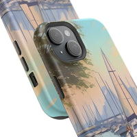 Sailing into the Marina Magnetic Tough Phone Cover