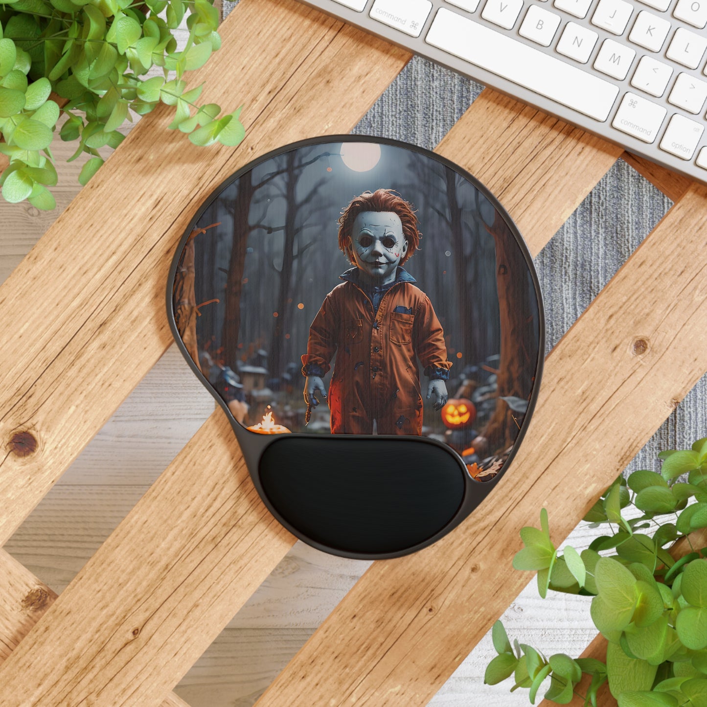 Kid Michael Myers Mouse Pad with Wrist Rest