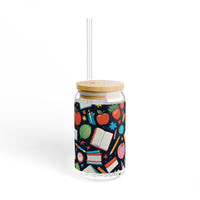 Teacher School Supplies Sipper Glass