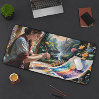 Artist Painting Desk Mat