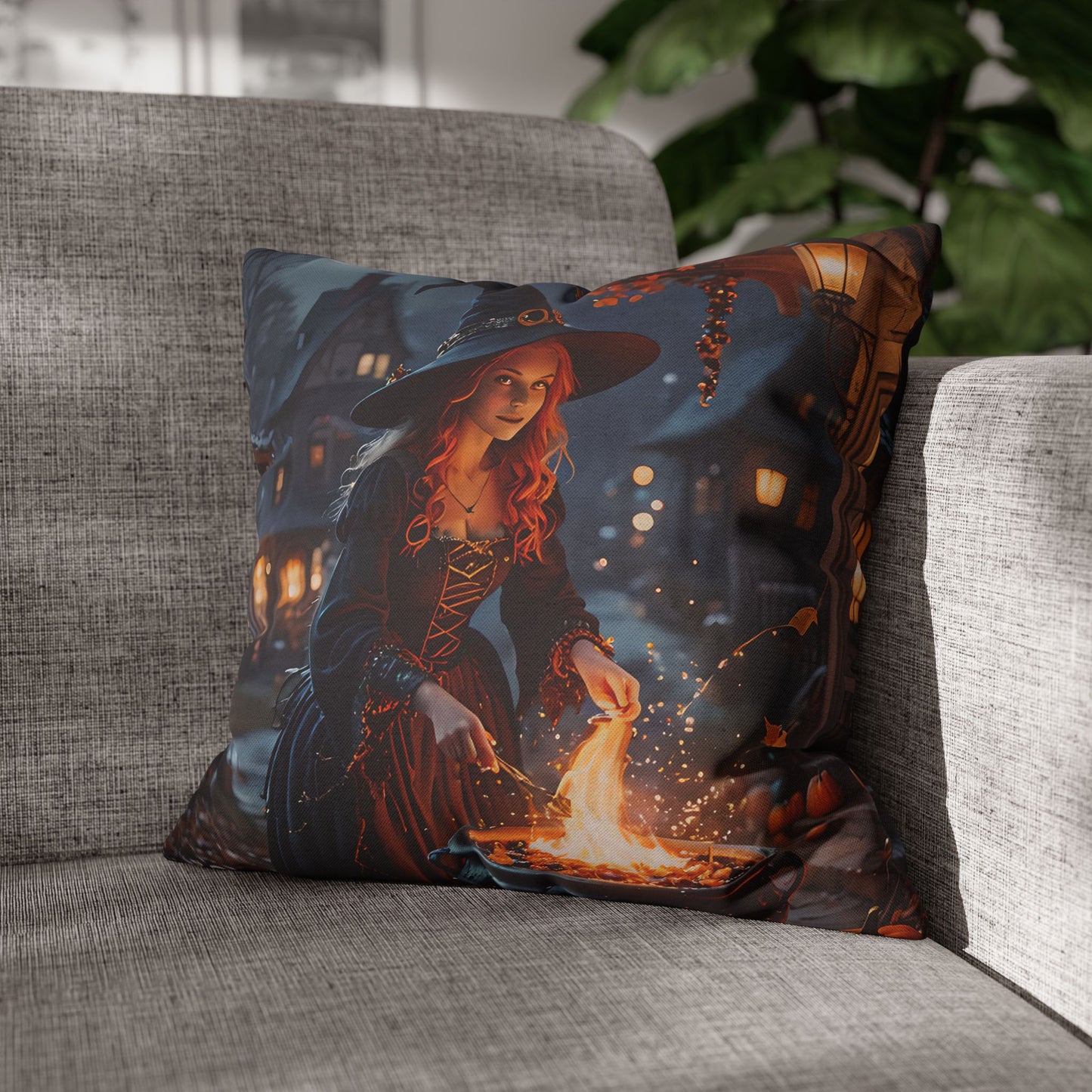 Halloween Witch Pillowcover