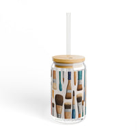 Artist Paintbrush Sipper Glass