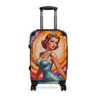 Retro Female Art Cabin Suitcase