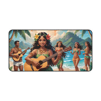 Hawaiian Luau Island Desk Mat