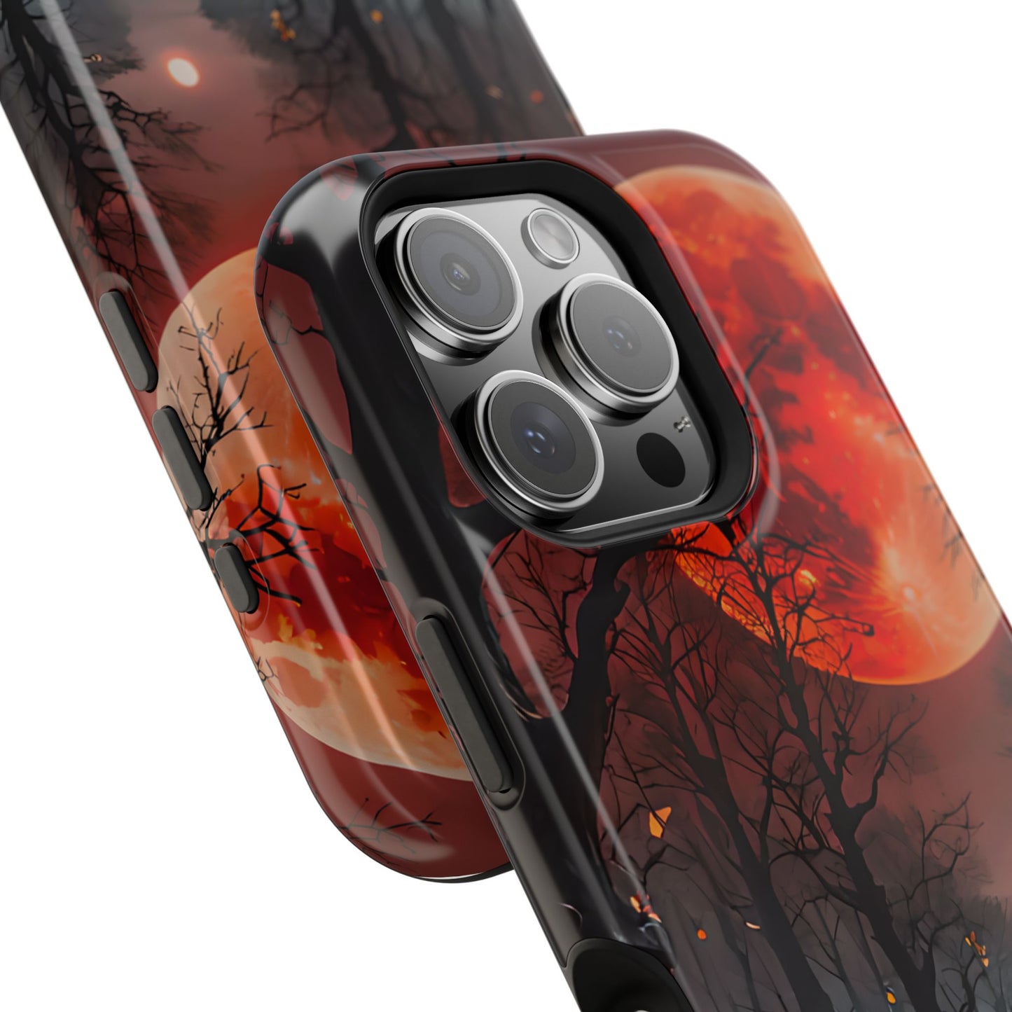 Red Moon Forest Magnetic Phone Case