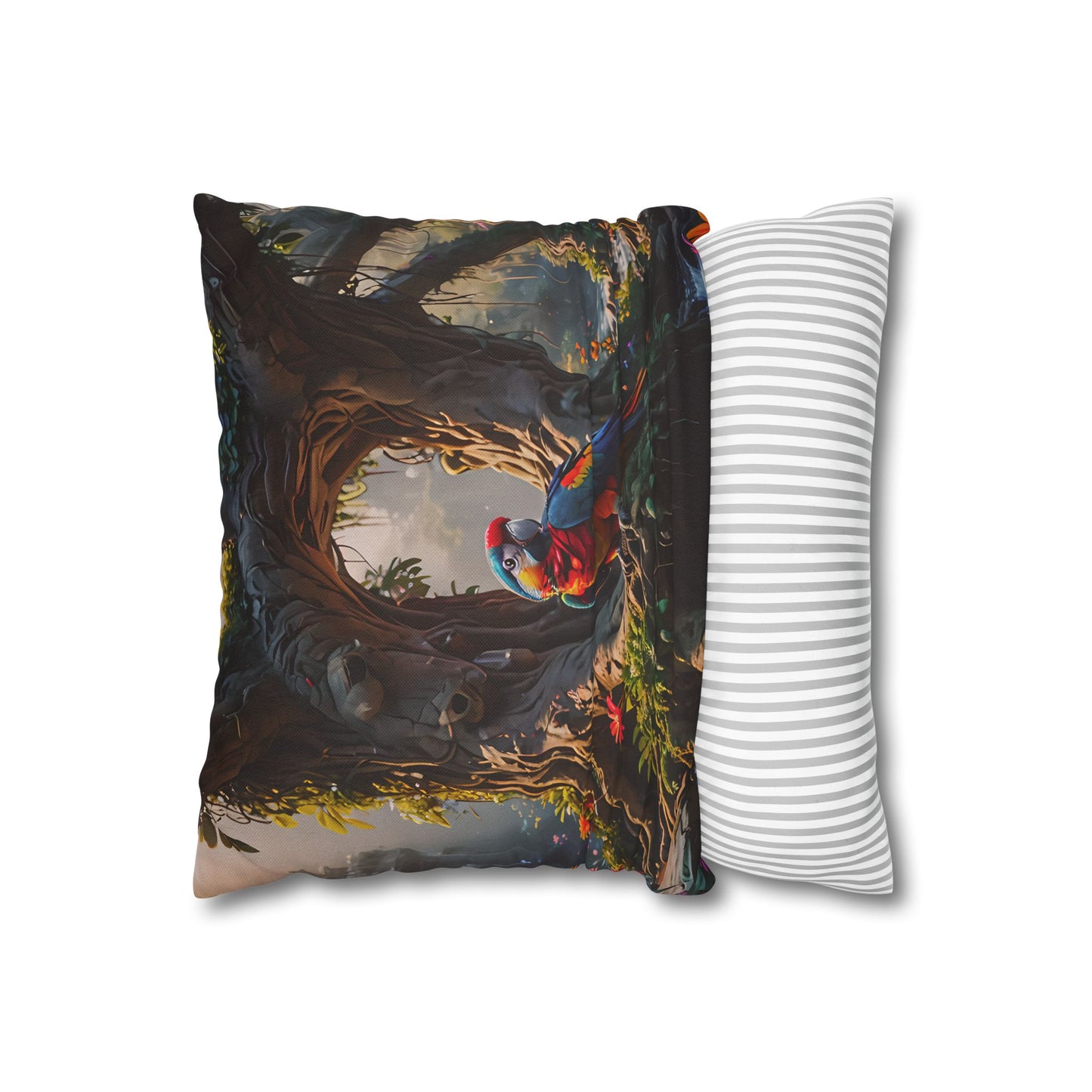 Tropical Paradise Parrot Pillowcase
