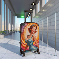 Retro Female Art Cabin Suitcase