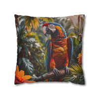Tropical Macaw Decorative Pillowcase