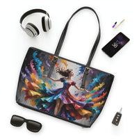 Colorburst Dancer PU Leather Shoulder Bag