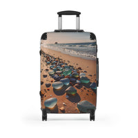 Beach Sea Glass Cabin Suitcase