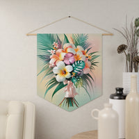 Tropical Plumeria Bouquet Pennant