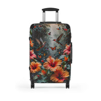 Hummingbird & Hibiscus Cabin Suitcase