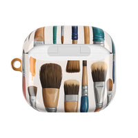 Artistic Paintbrush Pattern AirPods Case