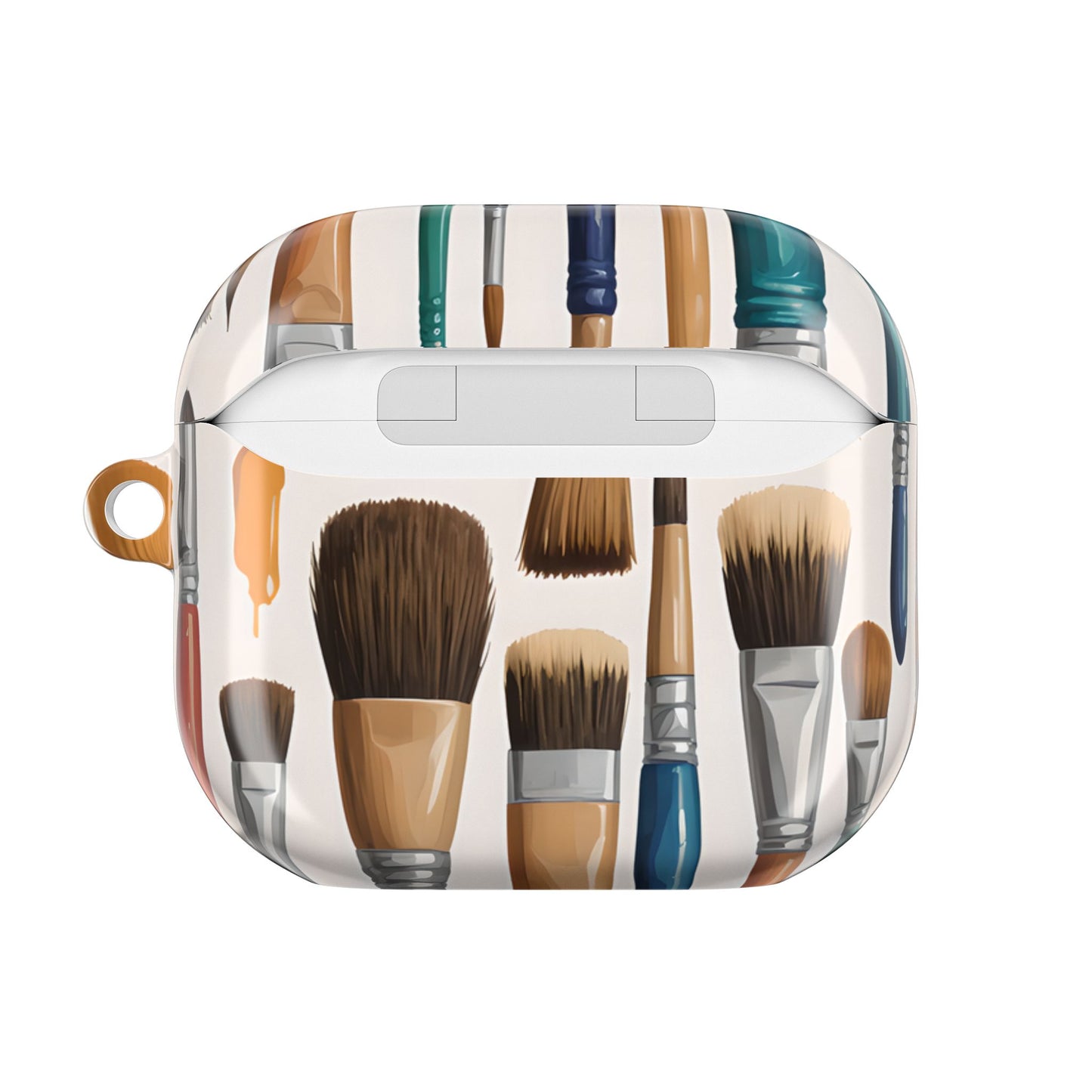 Artistic Paintbrush Pattern AirPods Case