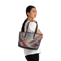 Floral Dreamscape PU Shoulder Bag