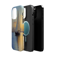 Watercolor Sailboat Magnetic Tough Phone Case