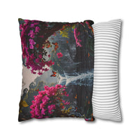 Floral Waterfall Garden Pillowcase