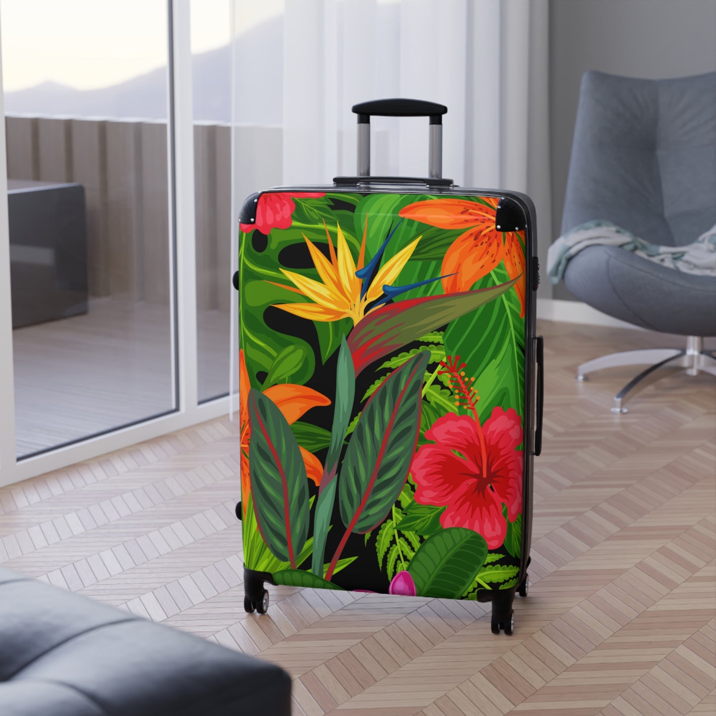 Tropical Travel Suitcase