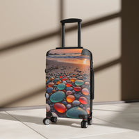Colorful Sea Glass Cabin Suitcase