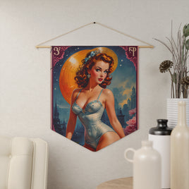 Vintage Glamour Pennant Wall Decor