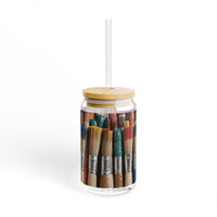 Artist Paintbrush Sipper Glass