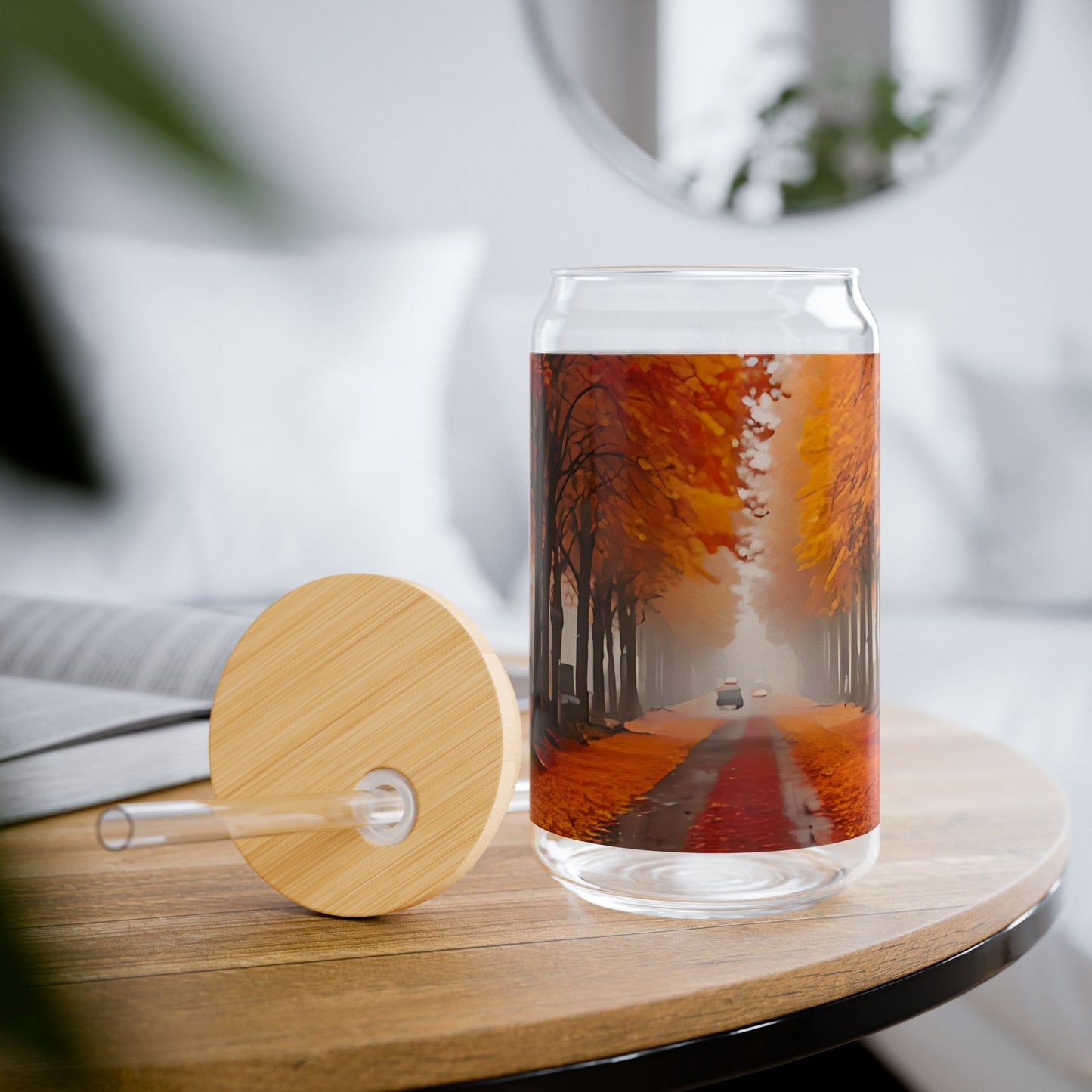 Autumn Trail Sipper Glass