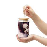 Artistic Portrait in Wine Sipper Glass
