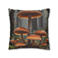 Mushroom Forest Decorative Pillowcase