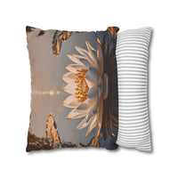 Lotus Waterlily Decorative Pillowcase