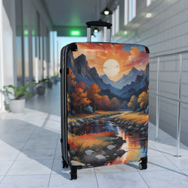 Scenic Mountain Adventure Travel Suitcase