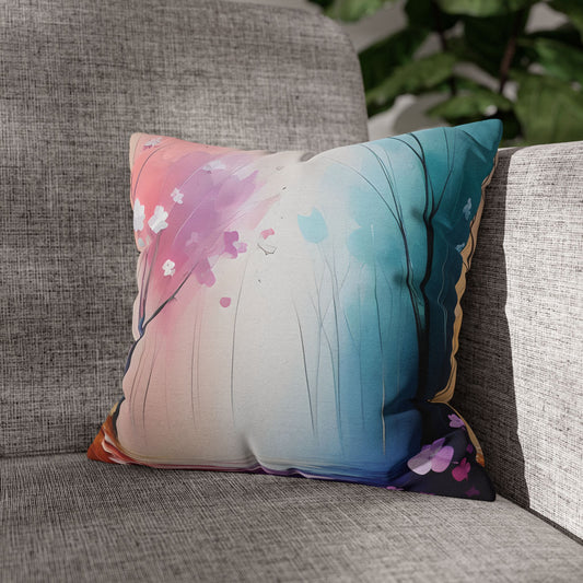 Pastel Blossom Forest Pillowcase