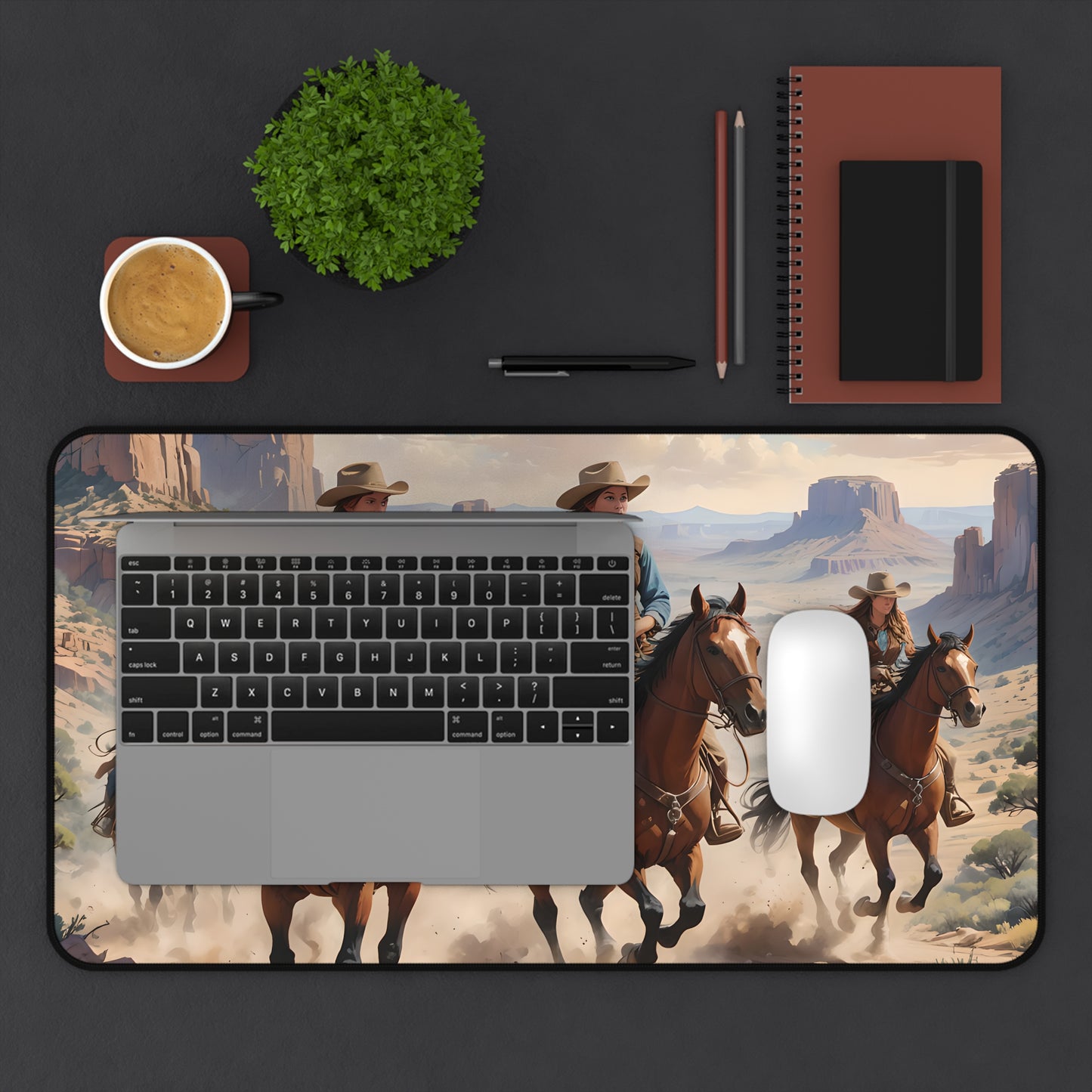 Western Cowgirls Desk Mat