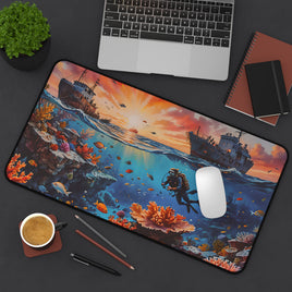 Diver & Shipwreck Desk Mat
