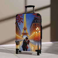 A Kiss in Paris Travel Suitcase