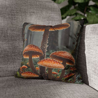 Mushroom Forest Decorative Pillowcase