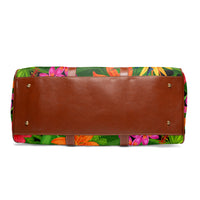 Tropical Hibiscus Waterproof Travel Bag