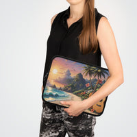 Tropical Beach Acoustics Laptop Sleeve