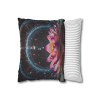 Lotus Waterdrop Decorative Pillowcase